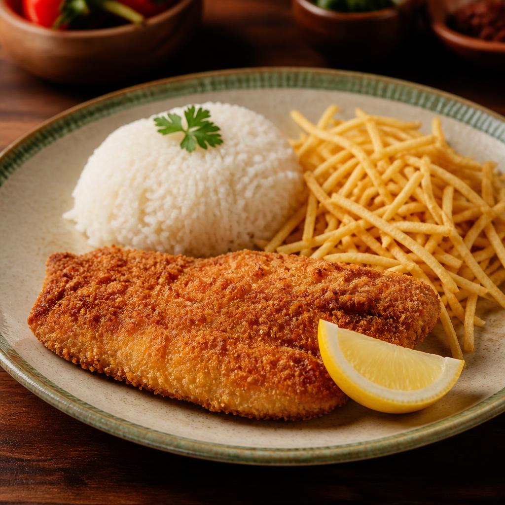 Filé de Tilápia Empanada na Farinha Panko - Individual